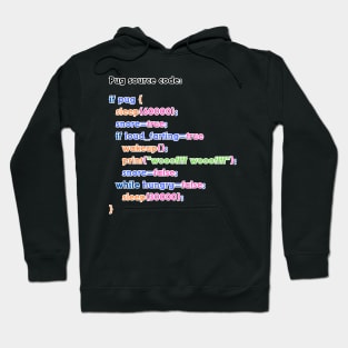 Pug source code Hoodie